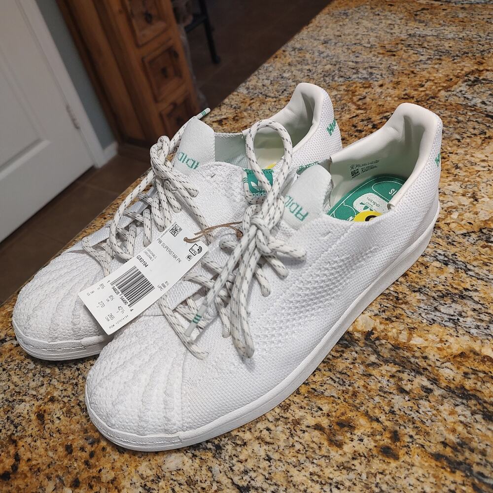 Adidas PH Superstar PK Shoes GX0194 Size 9 New Pharrell Williams Sneakers